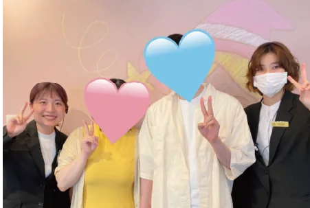 お客様とスタッフの記念写真